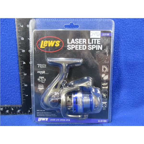NEW - Lew's Laser Lite Speed Spin Fishing Reel LLS100