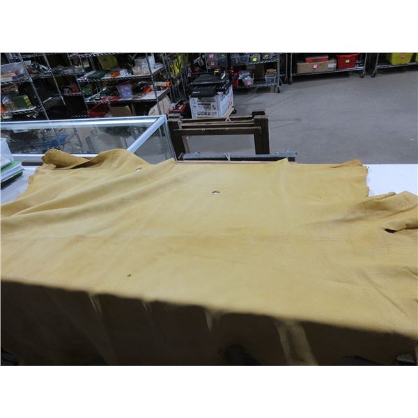 Large Tanned Elk Hide - Approx. 60" x 54" - Consignor Lists as 24 Square Feet