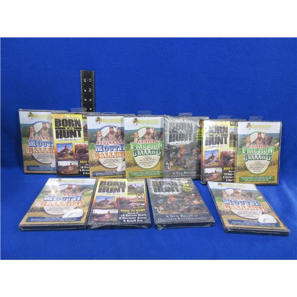Lot of 11 Assorted Quaker Boys Hunting/Game Call DVD's - New Old Stock