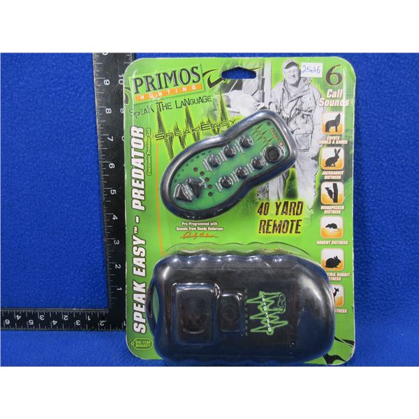 NEW - Primos Hunting Speak Easy Electronic Predator Game Call