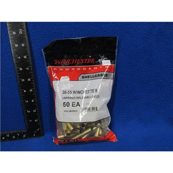 NEW - Brass Only - 38-55 Win. Unprimed Winchester - Bag of 50