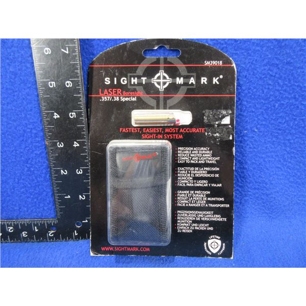 NEW - Sight Mark 357 Mag/38 Spl Laser Boresight with Carry Case & Batteries