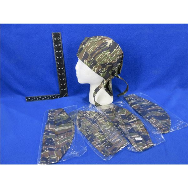 NEW - 5 Camo Doo-Rags