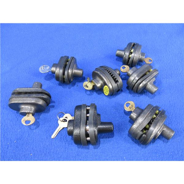7 Trigger Locks - 5 with 1 Key, 2 with 2 Keys