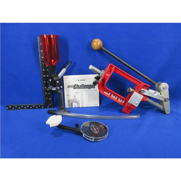 Lee 2001 Challenger Reloading Press with Powder Measure and Primer Feed Assembly