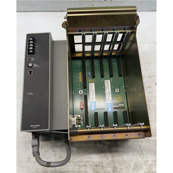 Allen Bradley #1771-A1B 4 Slot Chassis w/#1771-P7 Power Supply