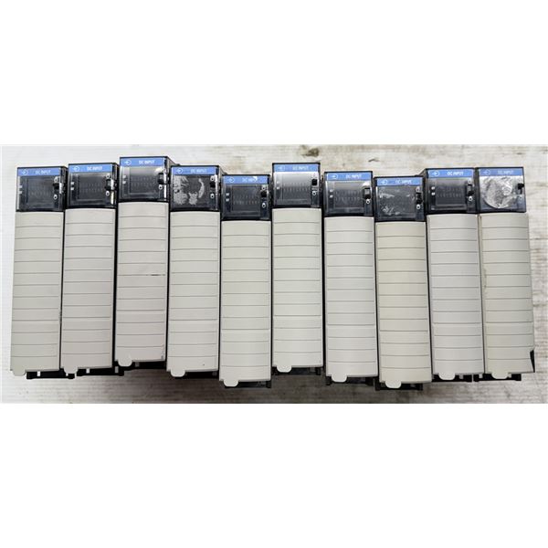Lot of (10) Allen Bradley #1756-IB16 16 Point D/I Modules