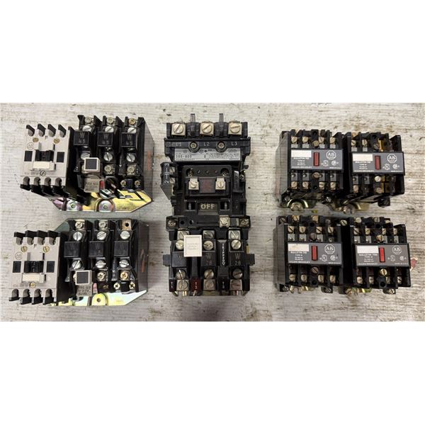 Lot of (7) Allen Bradley Contactors