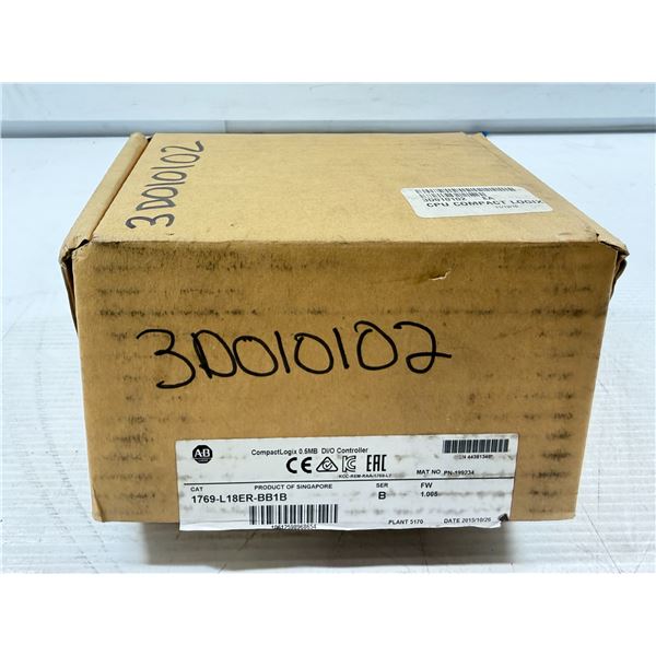 Allen-Bradley #1769-L18ER-BB1B CompactLogix 0.5MB DI/O Controller