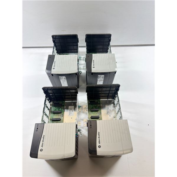 (4) Allen-Bradley #1756-A4 Chassis w/1756-PB72 Power Supply