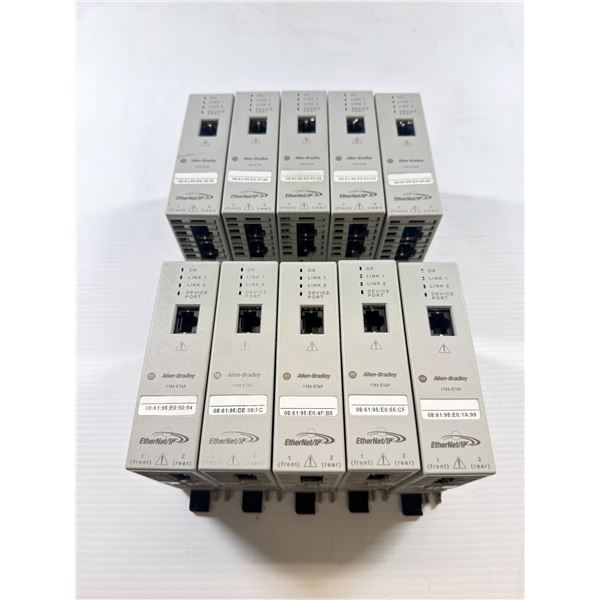 Lot of (10) Allen-Bradley #1783-ETAP Modules