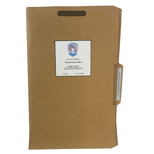 Elysium (2013) - David Clarke (Set Designer Easter Egg) Prop Parole Folder