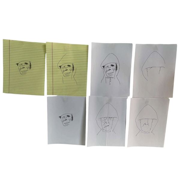 The Outsider (Stephen King 2020) - "El Cuco" Drawings Prop Collection