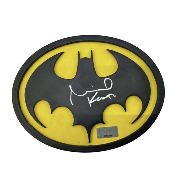 Batman (1989) - Michael Keaton Signed Bat Emblem (With Celebrity Authentics COA)