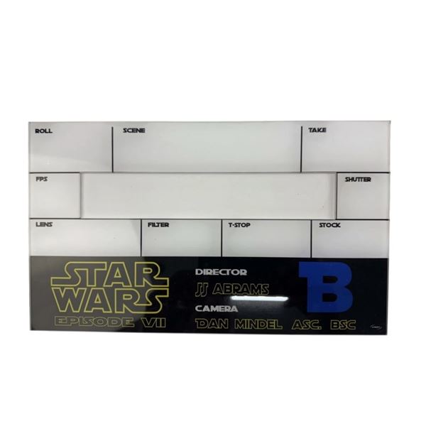 Lot 374 - Star Wars: Episode VII - The Force Awakens (2015) - Clapperboard Slate | Hanlin Auction Service