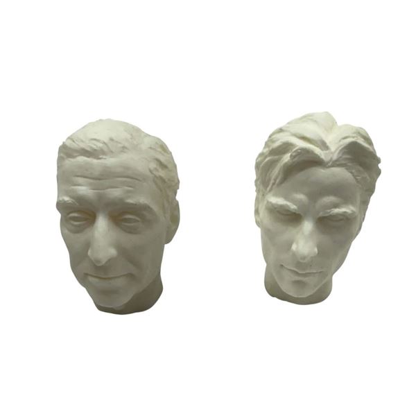 Batman Begins (2005) - Christian Bale & Michael Caine Miniature Head Castings
