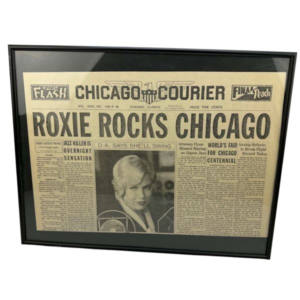 Chicago (2002) - "Roxie Rocks Chicago" Newspaper