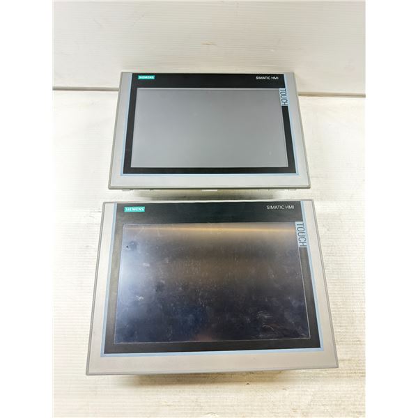 (2) Siemens #6AV2 124-0MC01-0AX0 TP1200 Comfort Screens