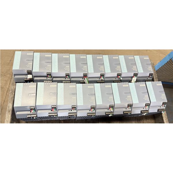 Lot of (16) Siemens #PSU100S / #6EP1334-3BA20 Power Supplies
