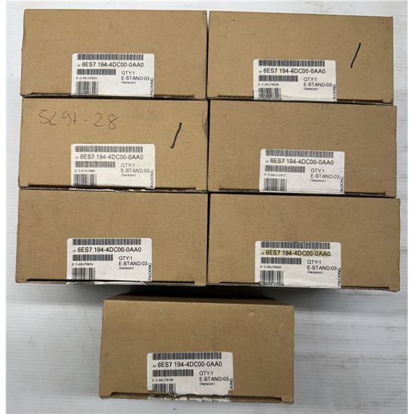 (7) Siemens #6ES7 194-4DC00-0AA0 Expansion Connecting Modules