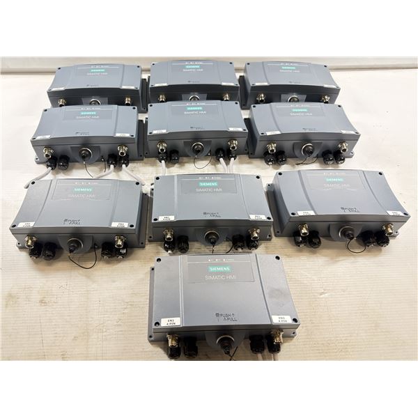 Lot of (10) Siemens #6AV2185-5AE13-0GE0 Connection Box