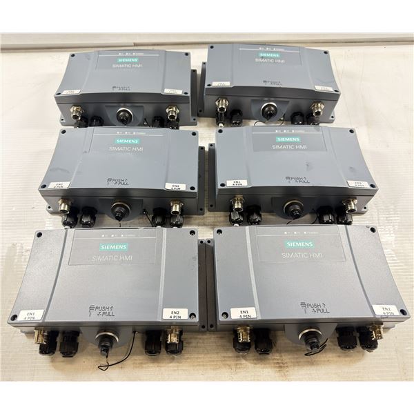 Lot of (6) Siemens #6AV2185-5AE13-0GE0 Connection Box