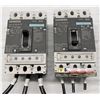 Image 1 : (2) Siemens #3VL2515-3RR30-0AA0 HDGB Molded Case Circuit Breaker 100A