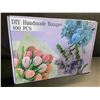 Image 6 : 400PC DIY Pipe-Cleaner Flowers/Handmade Bouquet Crafting Kit - Pink Flower Making Kit - New!