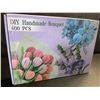 Image 6 : 400PC DIY Pipe-Cleaner Flowers/Handmade Bouquet Crafting Kit - Pink Flower Making Kit - New!