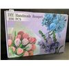 Image 6 : 400PC DIY Pipe-Cleaner Flowers/Handmade Bouquet Crafting Kit - Pink Flower Making Kit - New!