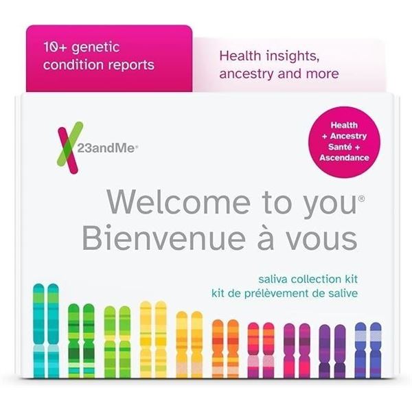 23andMe DNA Testing Kit for Health + Ancestry - Saliva Collection Kit - New Sealed!