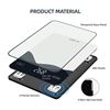 Image 2 : USB-C Rechargeable Digital Kitchen Scale (22lb/10kg Capacity) LED Touch Screen, Tempered Glass - New