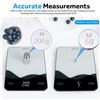Image 5 : USB-C Rechargeable Digital Kitchen Scale (22lb/10kg Capacity) LED Touch Screen, Tempered Glass - New