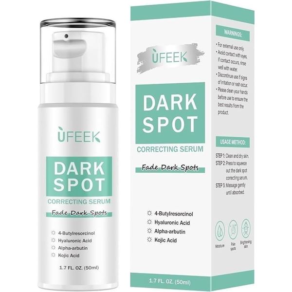4 Boxes Dark Spot Remover for Face/Body (50ml) Visibly Reduces Age Spots, Sun Spots, Dark Patches