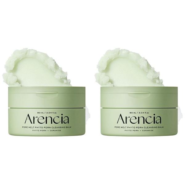 2 Boxes of Arencia Pore Melt Phyto PDRN Cleansing Balm (90ml) Makeup Removing & Serum Cleansing; New