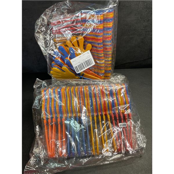 Lot of 48pcs Hand-Slap Toys/Fidget Toys (2 Pack/24pcs Per Pack) - New