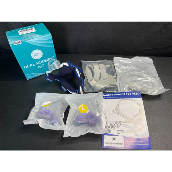 CPAP Replacement Nasal Mask Kit for Airfit N20 (Size L) Ultra-Breathable/Skin-Friendly CPAP Mask