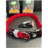 Image 5 : 3 Masbrill LED Light-Up Dog Collars; Rechargeable/Rainproof Super-Bright Design (Size L) - New