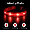 Image 7 : 3 Masbrill LED Light-Up Dog Collars; Rechargeable/Rainproof Super-Bright Design (Size L) - New