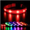 Image 9 : 3 Masbrill LED Light-Up Dog Collars; Rechargeable/Rainproof Super-Bright Design (Size L) - New