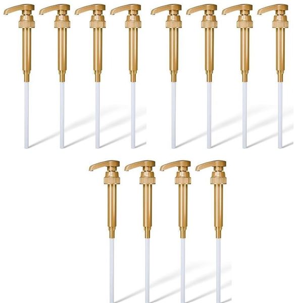 3 Packs/12PCS Coffee Syrup Dispensers/Pumps; Great for Easy-Dispensing of Syrups & Sauces - New