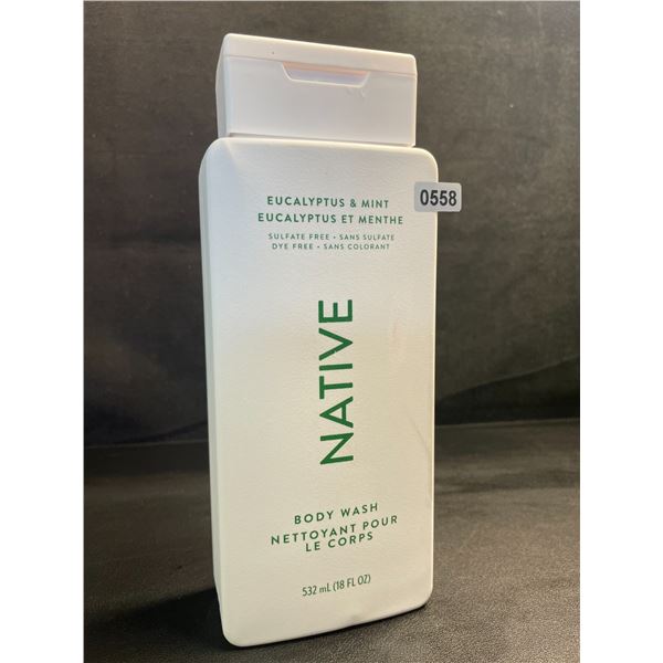 Native Body Wash - Eucalyptus & Mint (532ml) - Brand New!