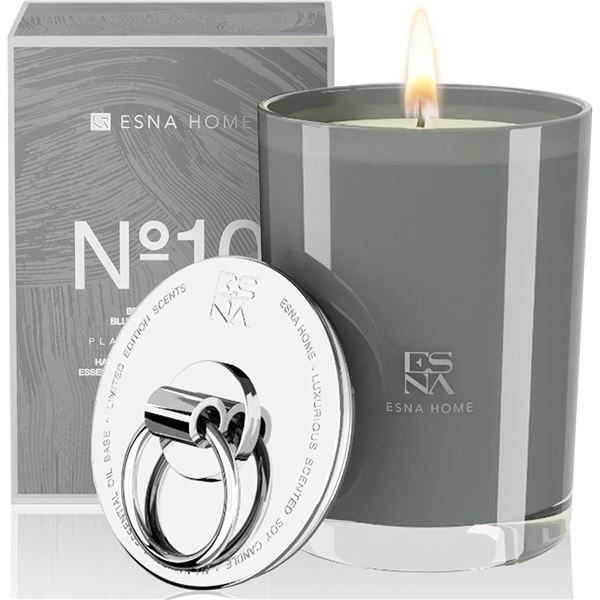 ESNA HOME Platinum Edition Luxury Premium Scented Soy Wax Candle (250g) Blue Agave & Wild Neroli NEW