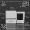 Image 8 : ESNA HOME Le Blanc Collection Leather & Tobacco Premium Scented Soy Wax Candle (250g) NEW