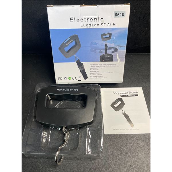 Portable Handheld Electronic Luggage Scale (50kg Capacity) Great for Travel! - New