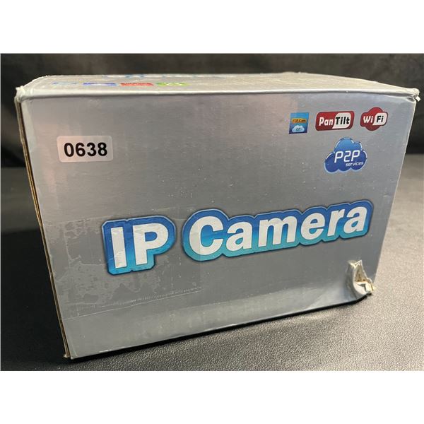 Wifi/IP Security Camera - Night Vision, Pan/Tilt, Motion Detection, Two-Way Audio - New