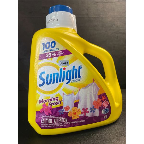 4L Jug of Sunlight Morning Fresh Liquid Laundry Detergent (100 Loads) - New!