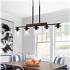 Image 3 : 5-Light Kitchen Island Hanging Farmhouse Ceiling Light Fixture; Modern Design - NEW IN BOX!