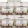 Image 4 : 5-Light Kitchen Island Hanging Farmhouse Ceiling Light Fixture; Modern Design - NEW IN BOX!