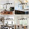 Image 5 : 5-Light Kitchen Island Hanging Farmhouse Ceiling Light Fixture; Modern Design - NEW IN BOX!